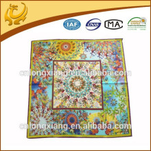 Модный новый цифровой печатный дизайн, оптовая 100% Silk Square Silk Scarf